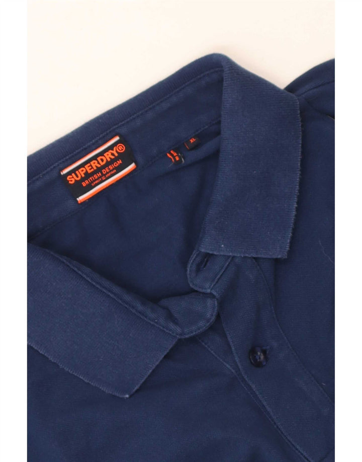 Męska koszulka polo Superdry XL, granatowa