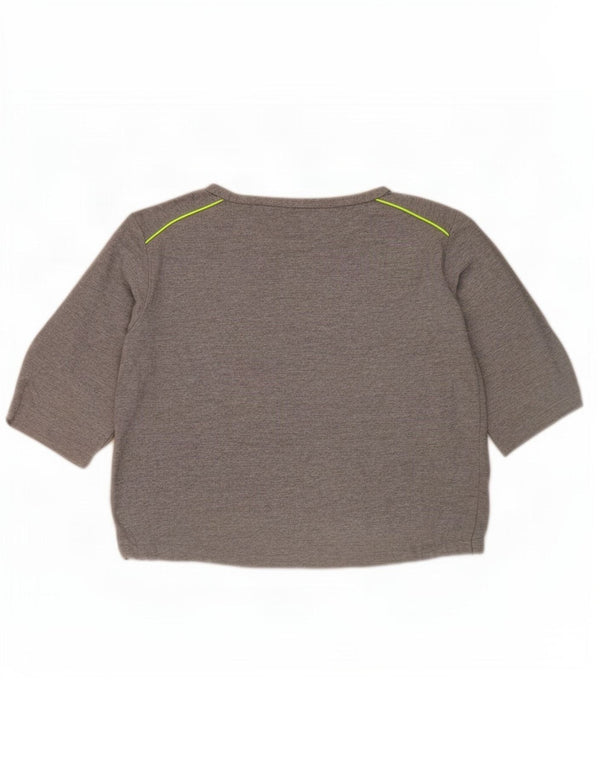Damski sweter Zara z rękawem 3/4, UK 14, średni szary
