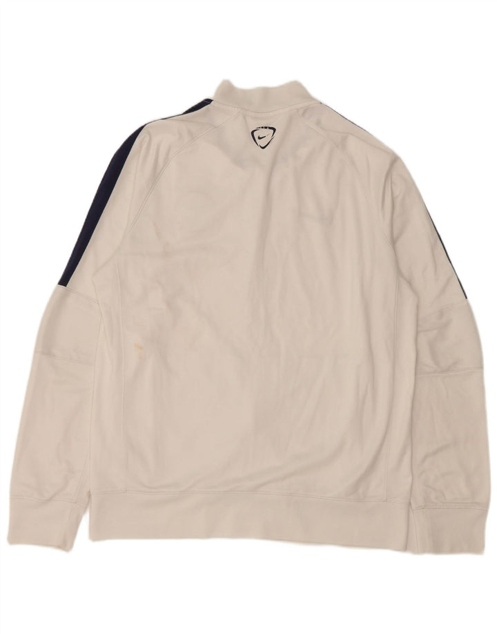 Męska bluza dresowa Nike Inter Mediolan, duża, biała, z blokami kolorów