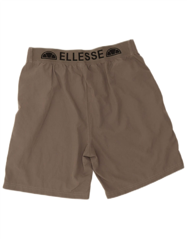 Męskie spodenki sportowe Ellesse z grafiką, duże, szare, z poliestru