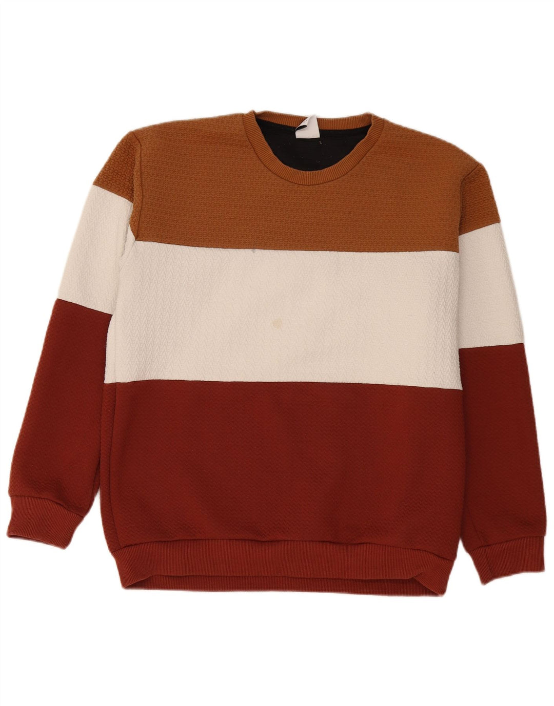 Męski sweter Zara XL, wielobarwny poliester z blokami kolorów