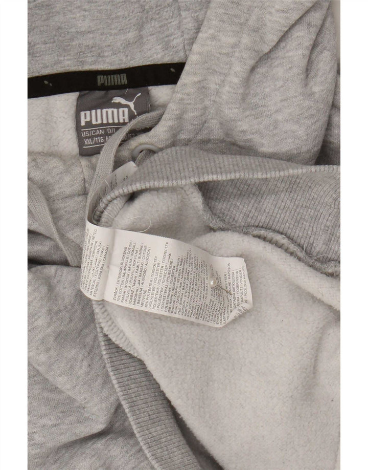 Męska bluza z kapturem Puma 2XL Szara bawełna