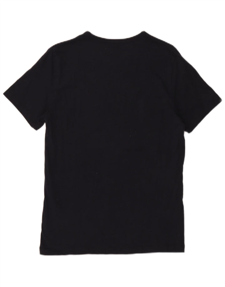 T-shirt męski Reiss, mały, czarny, bawełniany