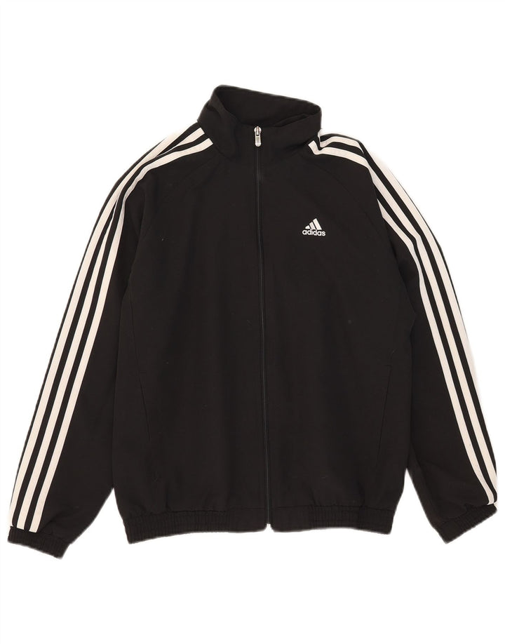 Adidas Chłopięca Kurtka Dresowa Clima 365 11-12 Lat Czarny Poliester