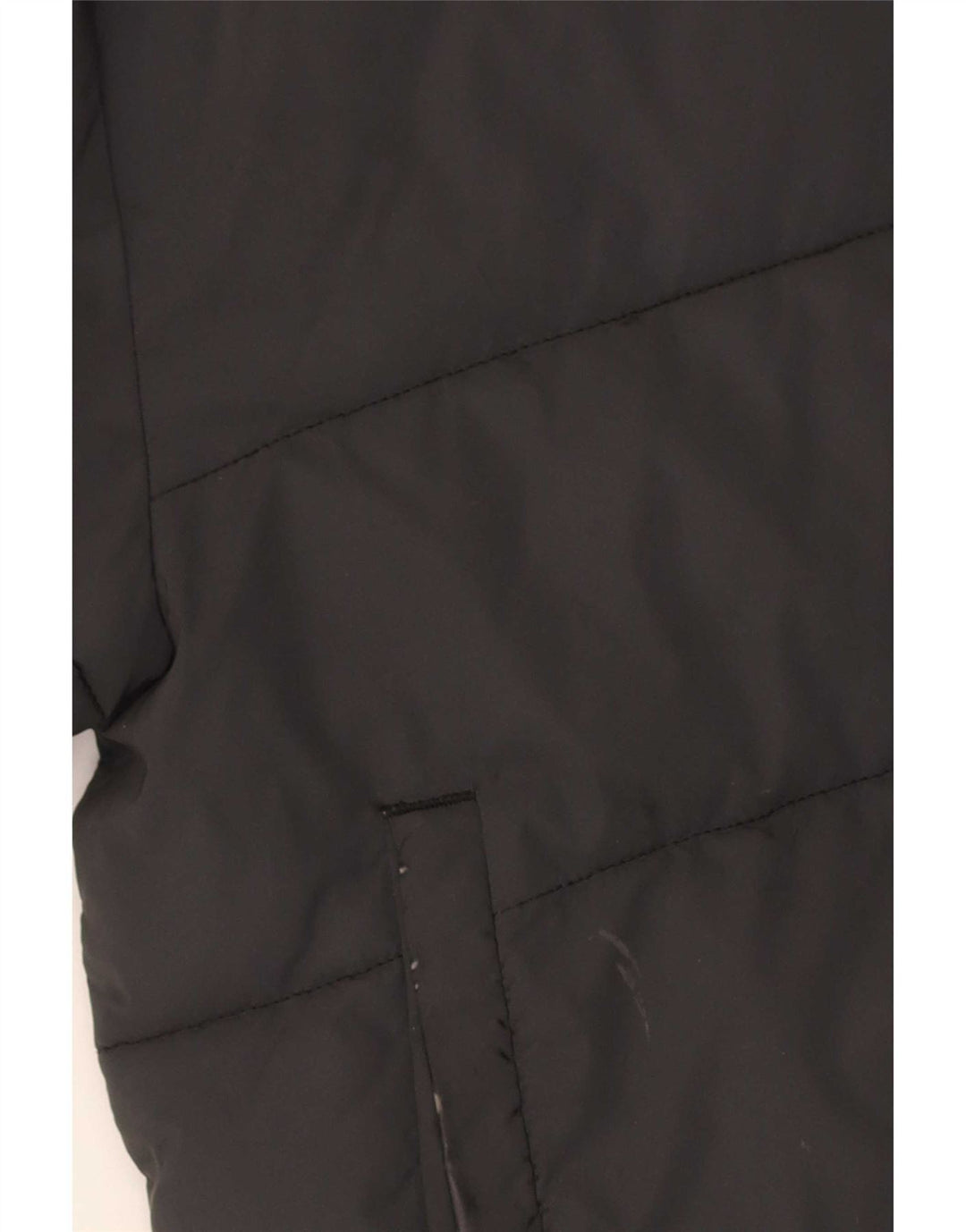 Damska kurtka z kapturem, oversize, wyściełana Ellesse UK 8, mały, czarny nylon