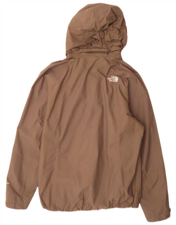 Męska kurtka przeciwdeszczowa z kapturem The North Face UK 38, średni beż, nylon