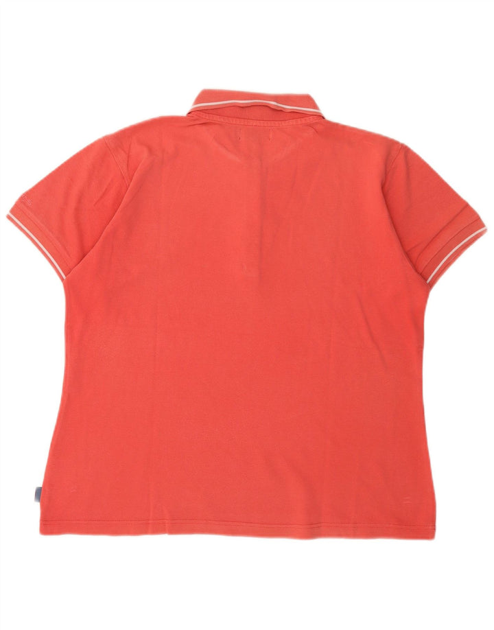 Damska koszulka polo Asics UK 18 XL, różowa bawełna