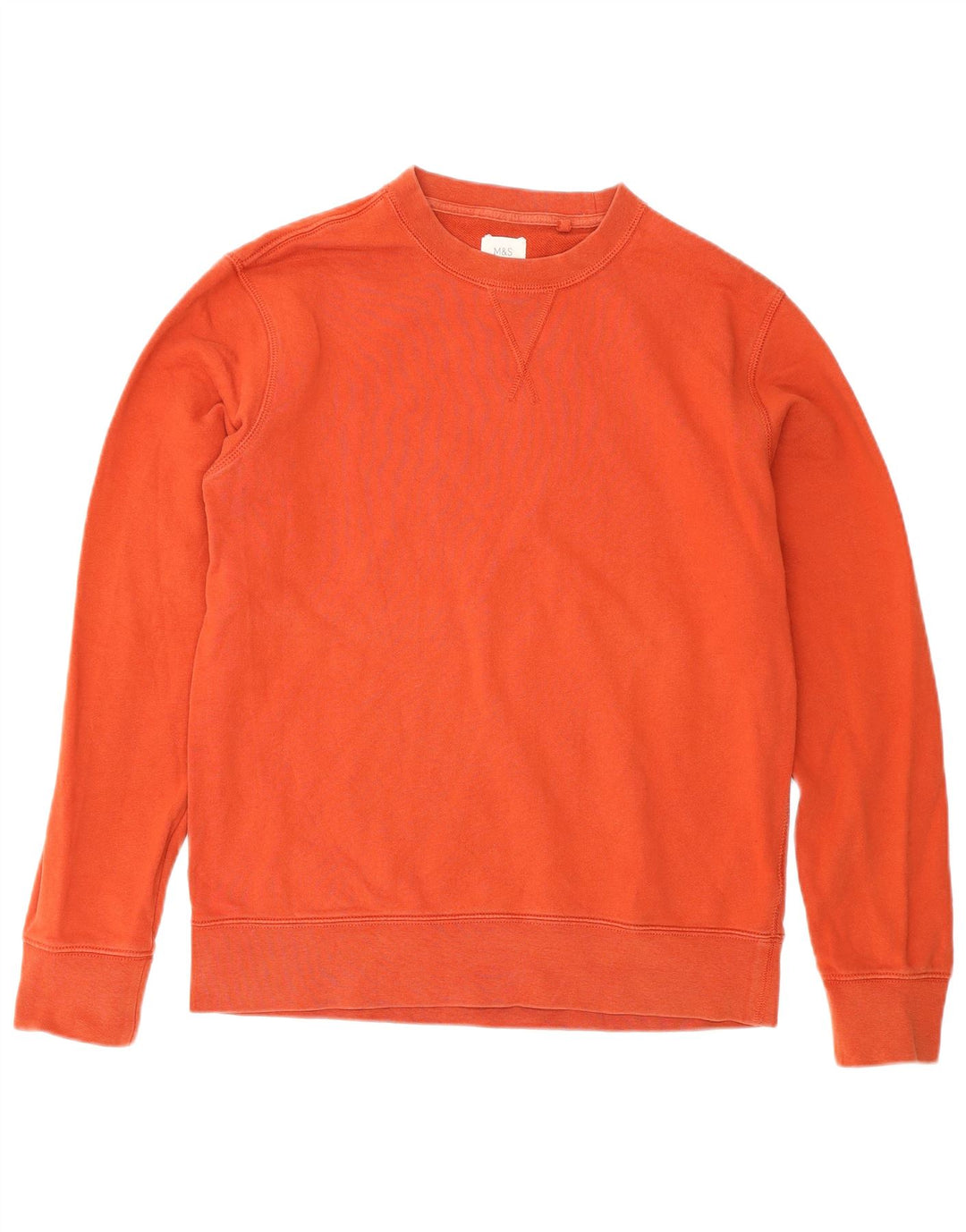 Marks & Spencer Męska bluza dresowa, średnia, pomarańczowa, bawełniana