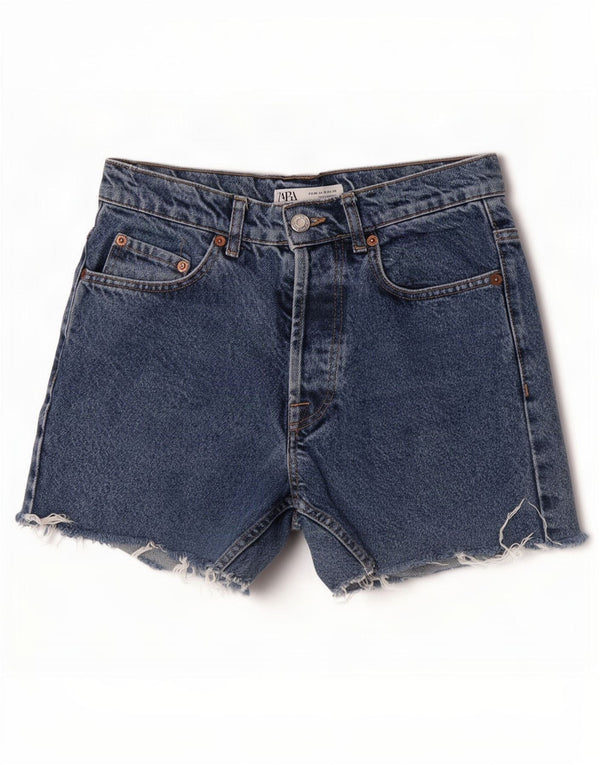 Męskie spodenki jeansowe Zara EU 38 Small W30 Niebieskie