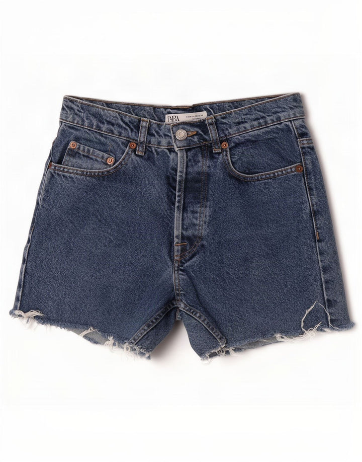 Męskie spodenki jeansowe Zara EU 38 Small W30 Niebieskie