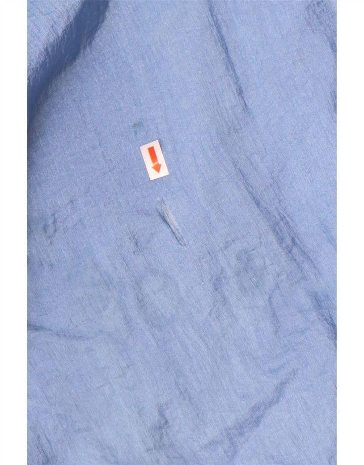 Męska kurtka dresowa PUMA, średnioniebieska, z blokami kolorów, poliamid