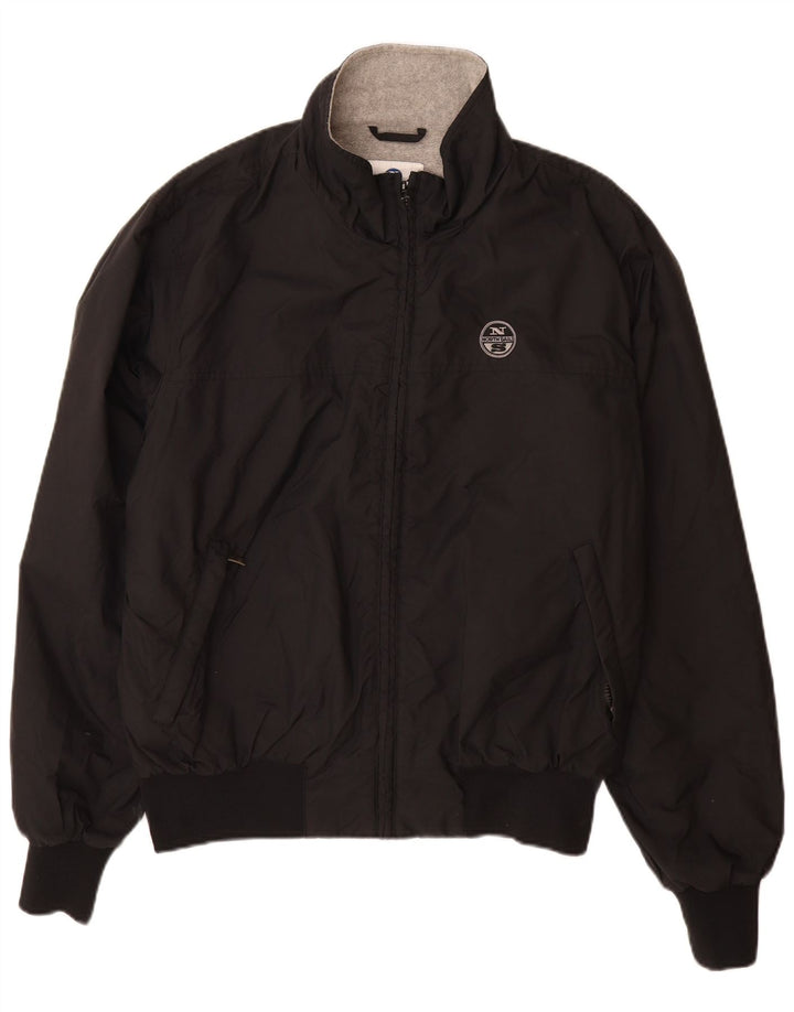 Męska kurtka bomberka North Sails UK 42 XL, czarna, poliamidowa