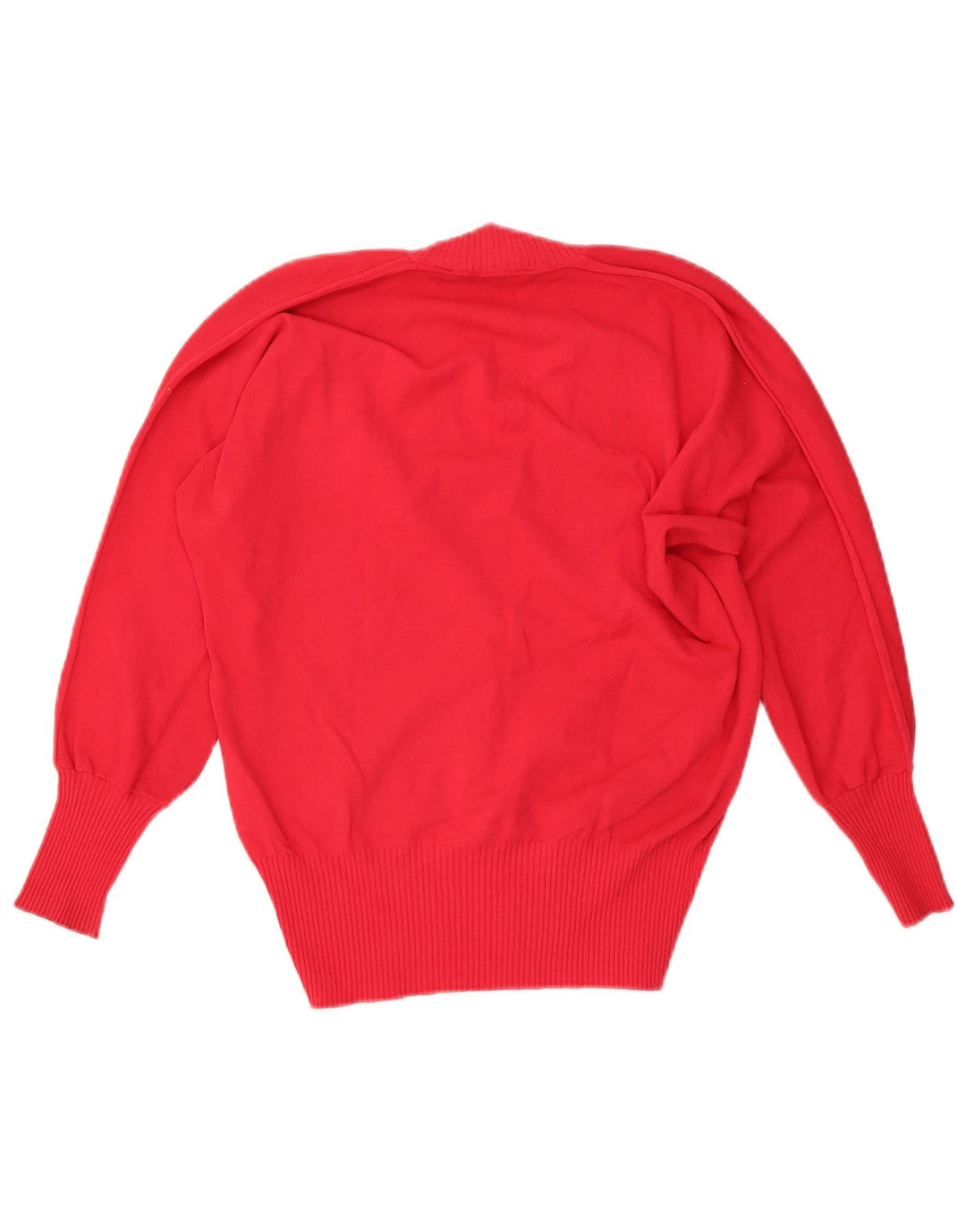 Sweter damski Simona Barbieri z podwójnym dekoltem w kształcie litery V, UK 16, duży czerwony