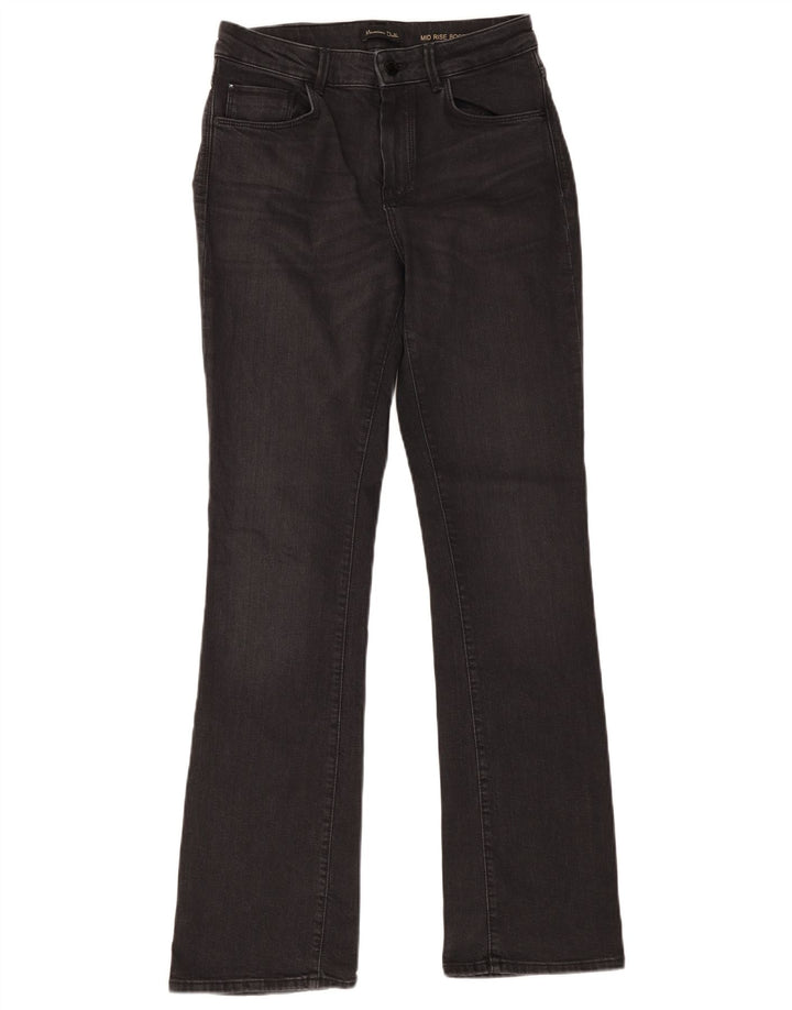 Jeansy damskie Massimo Dutti Mid Rise Bootcut EU 38 Small W28 L32 Szare
