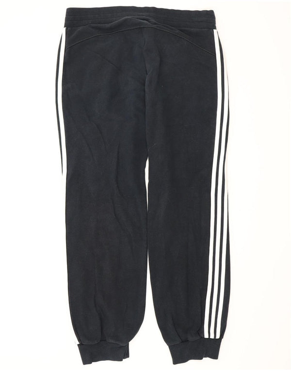 Damskie spodnie dresowe Adidas Joggers UK 12 Średni granatowy bawełniany