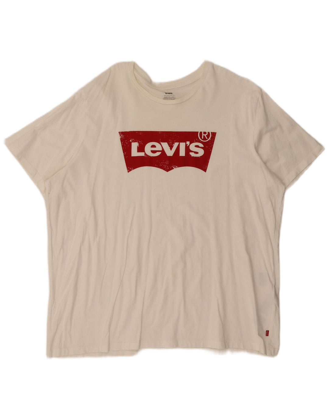 Męska koszulka z grafiką Levi's Top 2XL Biała bawełna