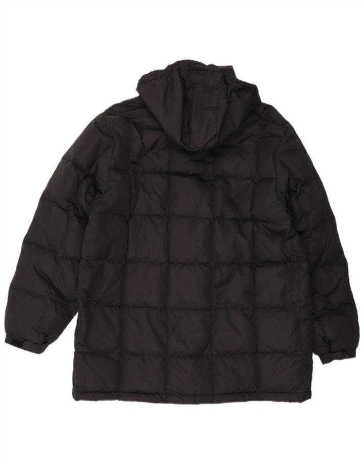 Męski ocieplany płaszcz z kapturem NORTH SAILS UK 42 XL, czarny poliamid