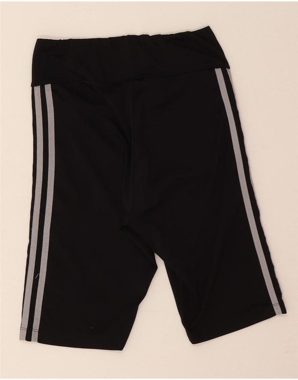 Damskie spodenki sportowe Adidas UK 10, małe, czarne, poliestrowe