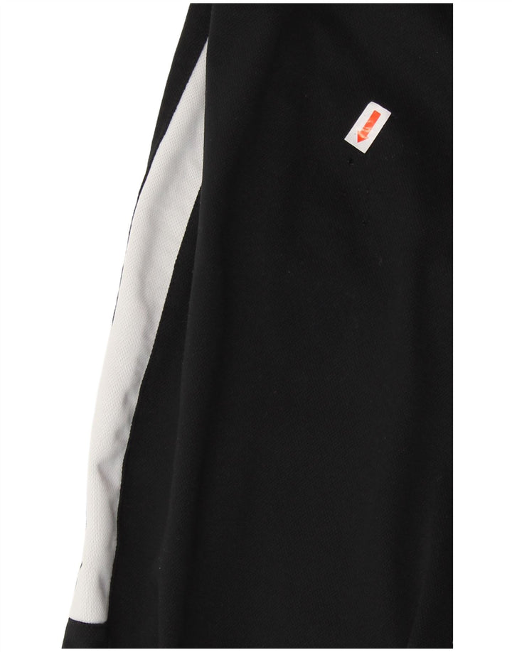 NIKE Mens Dri Fit Tracksuit Trousers Medium  Black Colourblock Polyester