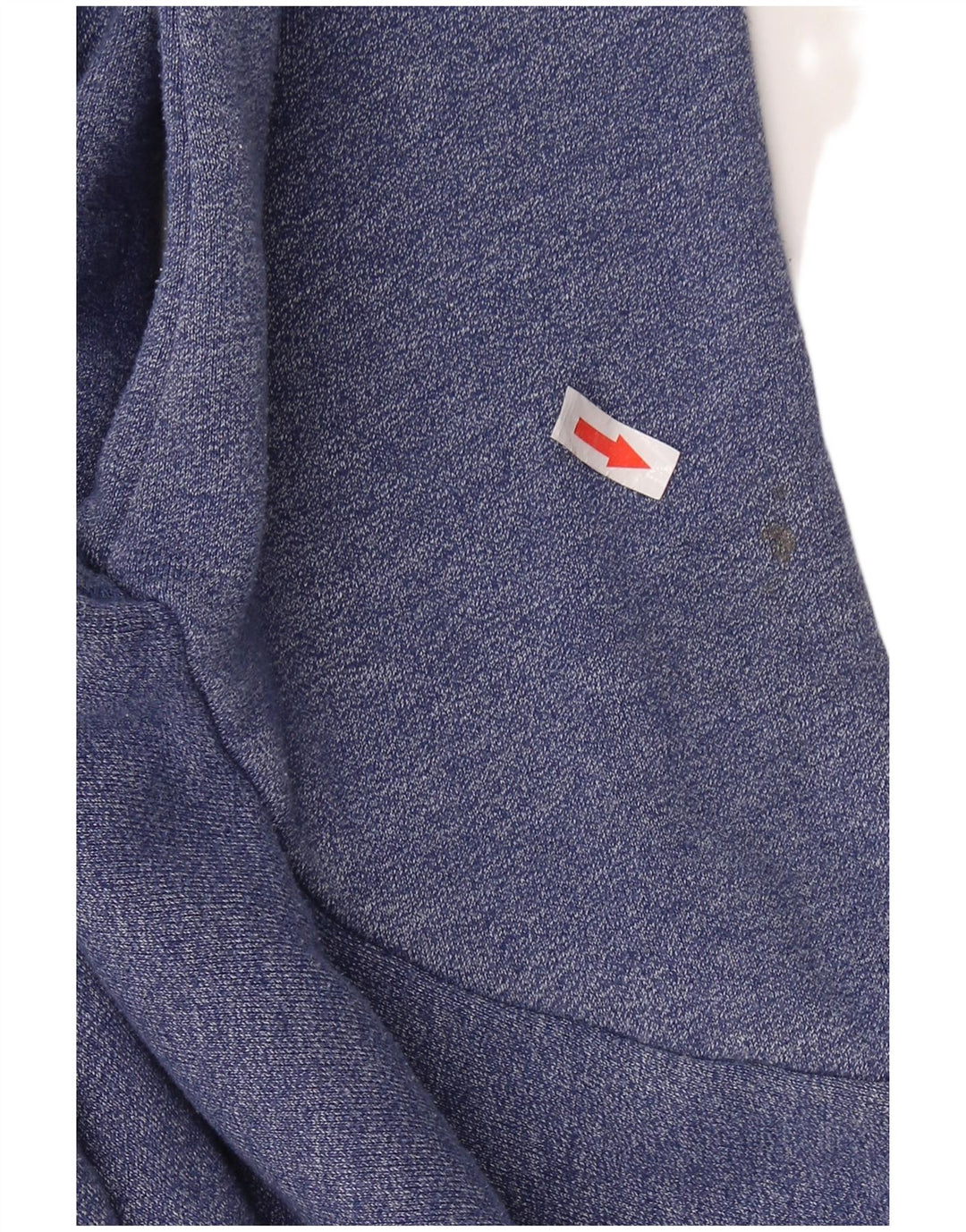 SUPERDRY Męski sweter z kapturem i zamkiem błyskawicznym, mały, niebieski, bawełniany