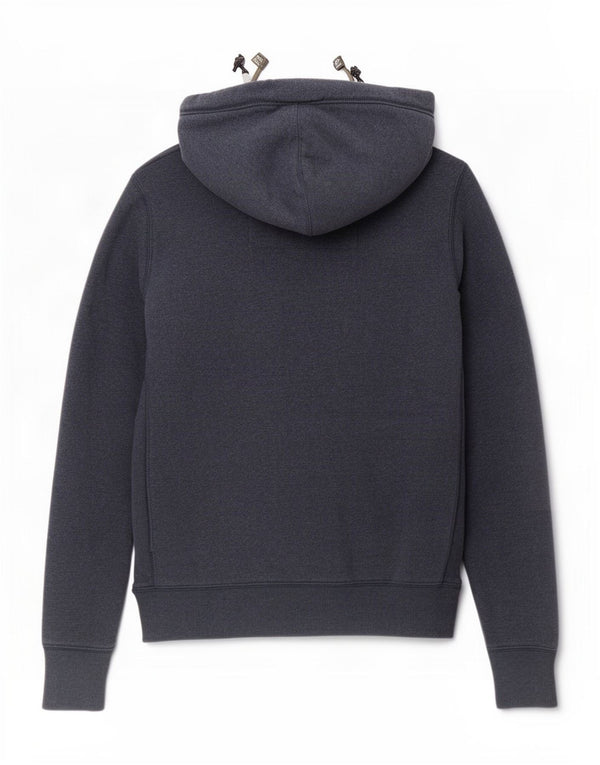 Męski sweter z kapturem Superdry z grafiką, mały, granatowy, bawełniany