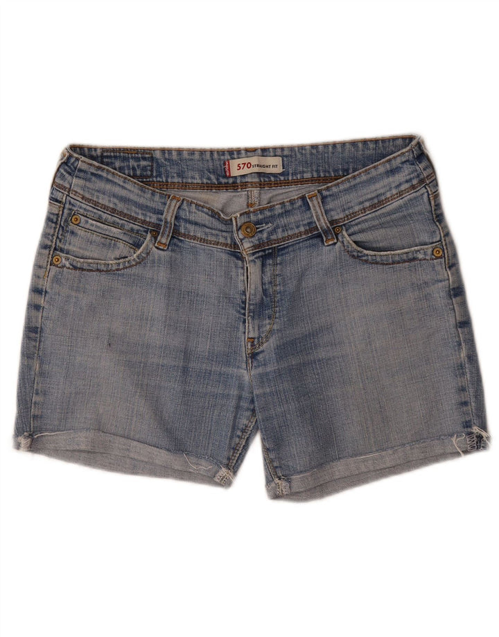 Damskie spodenki jeansowe Levi's 570 W32, duże, niebieskie, bawełniane