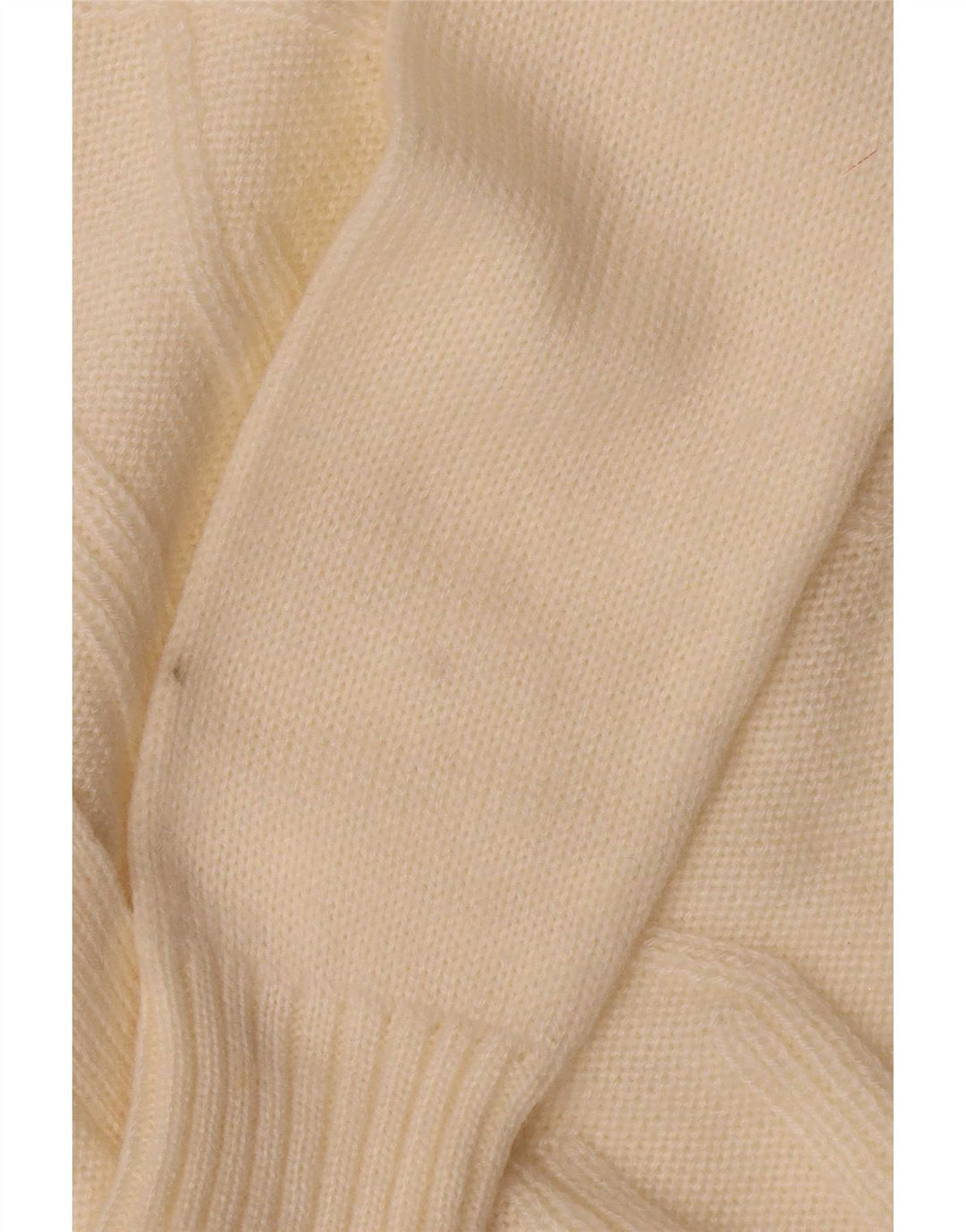 Sweter damski w stylu vintage, UK 14, średni, w kolorze złamanej bieli