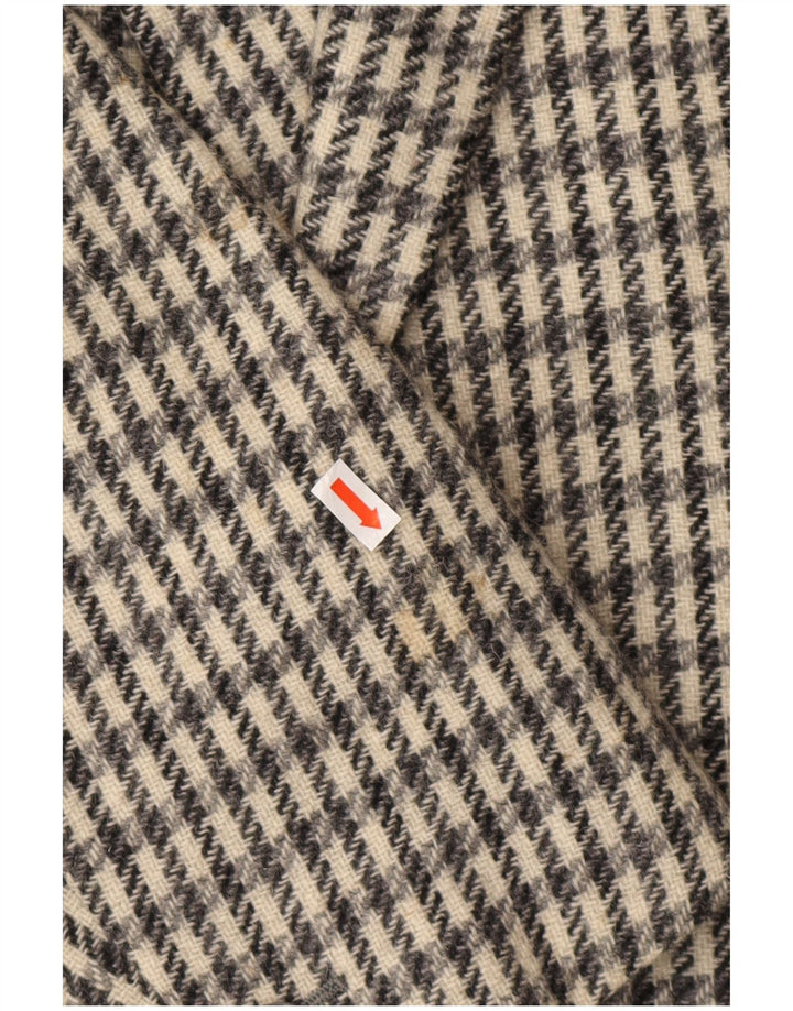 DEI FILZI Męska marynarka zapinana na 3 guziki IT 48 Średnioszara pepitka