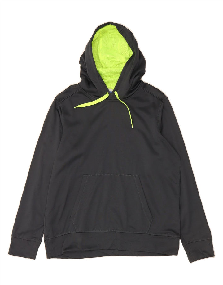 STARTER Mens Hoodie Jumper Large Black Polyester Vintage Starter and Second-Hand Starter from Messina Hembry 