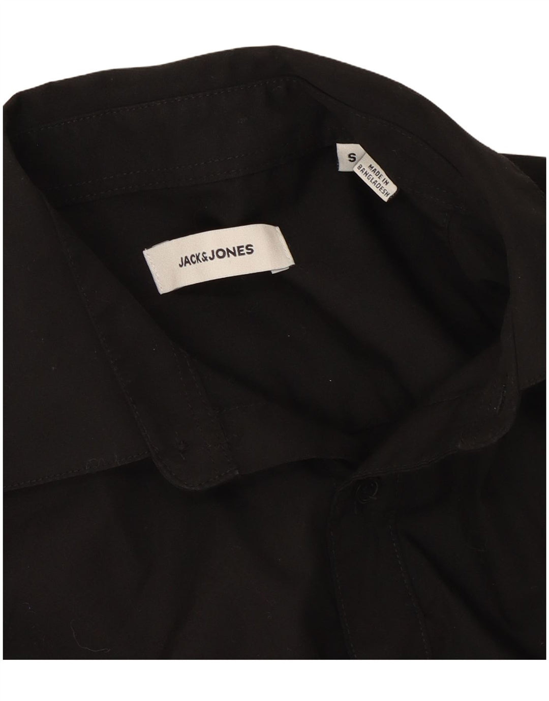 Koszula męska Jack & Jones, mała, czarna, bawełniana