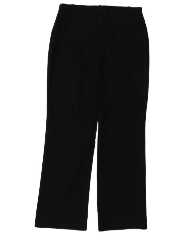 Marks & Spencer Womens Bootcut Chino Trousers UK 12 Medium W29 L28 Black