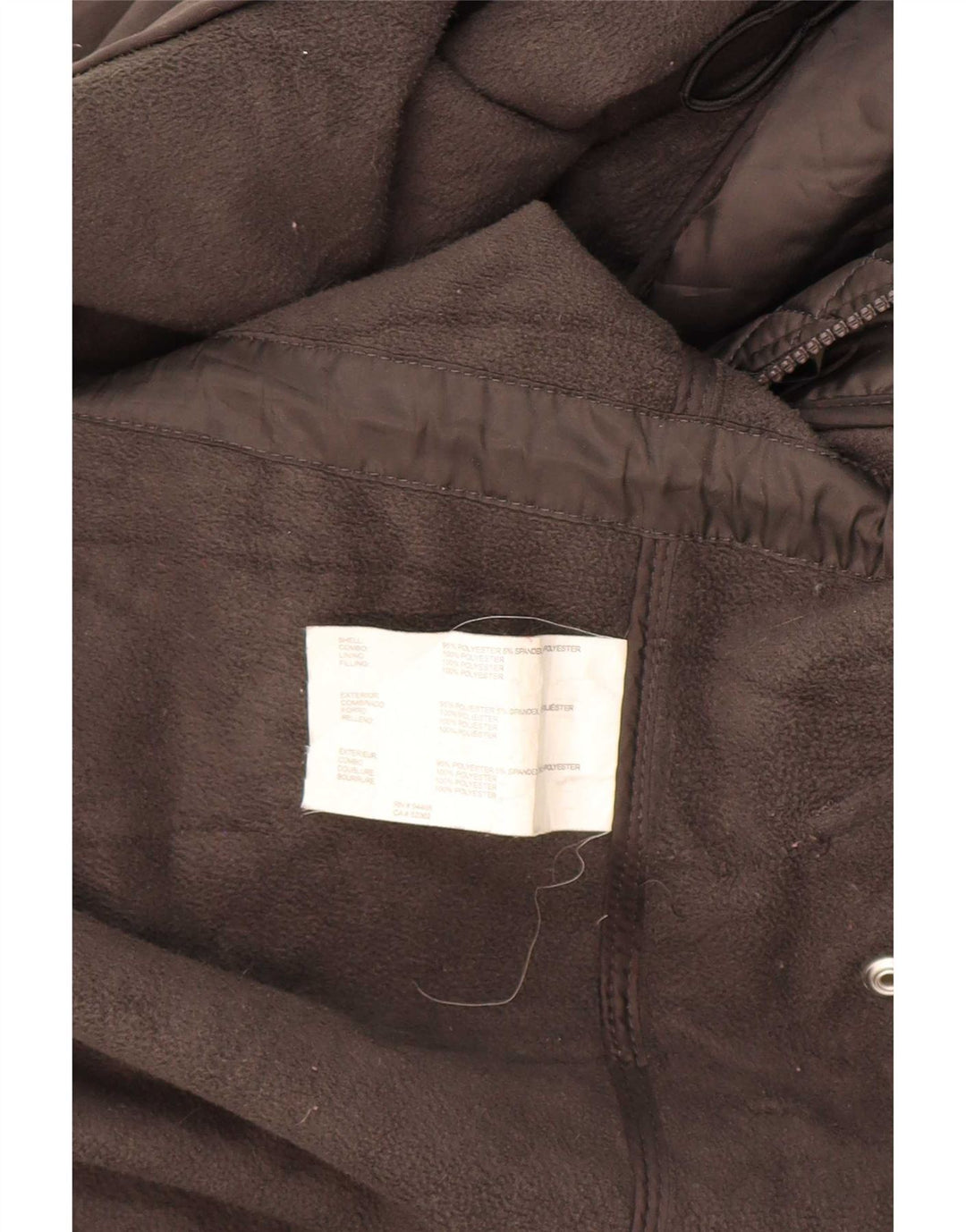 Damski płaszcz wiatrówkowy Nautica Sherpa UK 18 XL, szary poliester