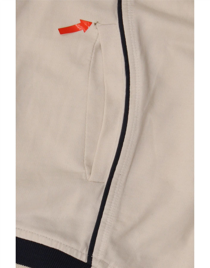 CHAMPION Mens Tracksuit Top Jacket 2XL White Colourblock Cotton Vintage Champion and Second-Hand Champion from Messina Hembry 