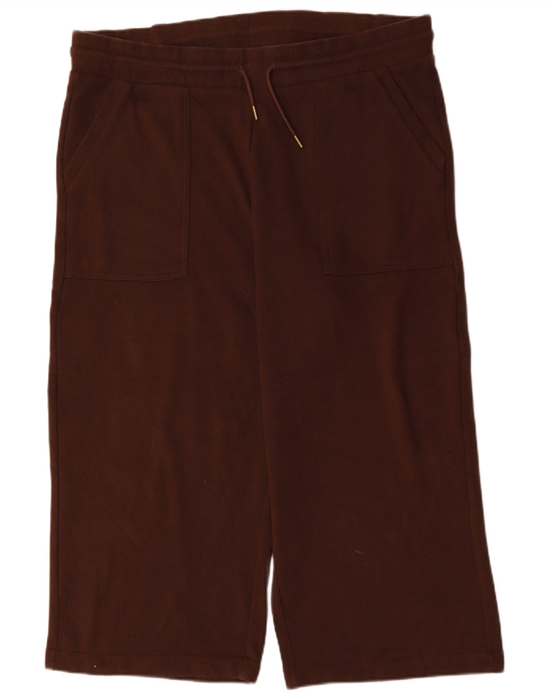 Damskie spodnie dresowe Marks & Spencer Crop UK 22 3XL Brązowy poliester