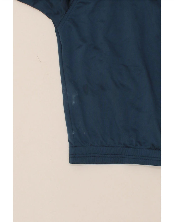 DIADORA Mens Graphic Tracksuit Top Jacket UK 36 Small Navy Blue Polyester Vintage Diadora and Second-Hand Diadora from Messina Hembry 