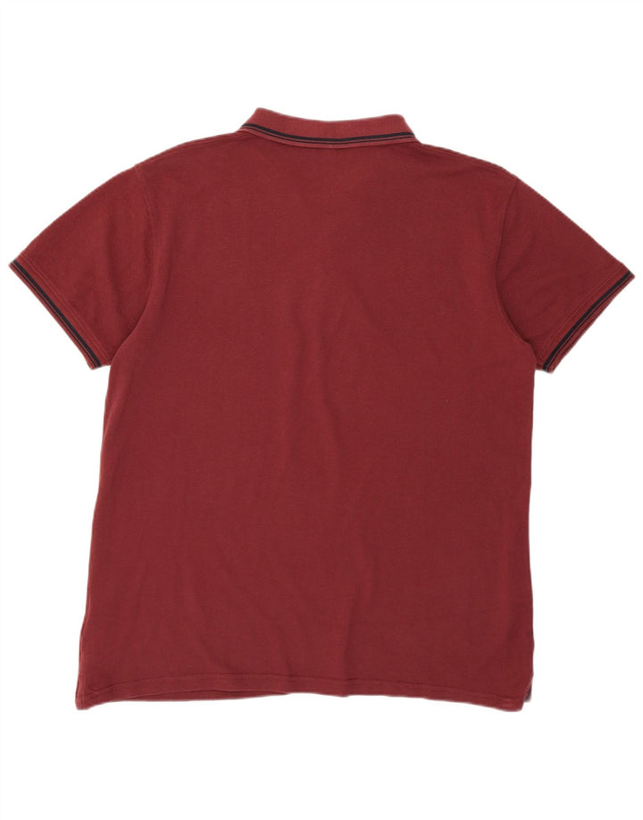 SERGIO TACCHINI Mens Polo Shirt XL Burgundy