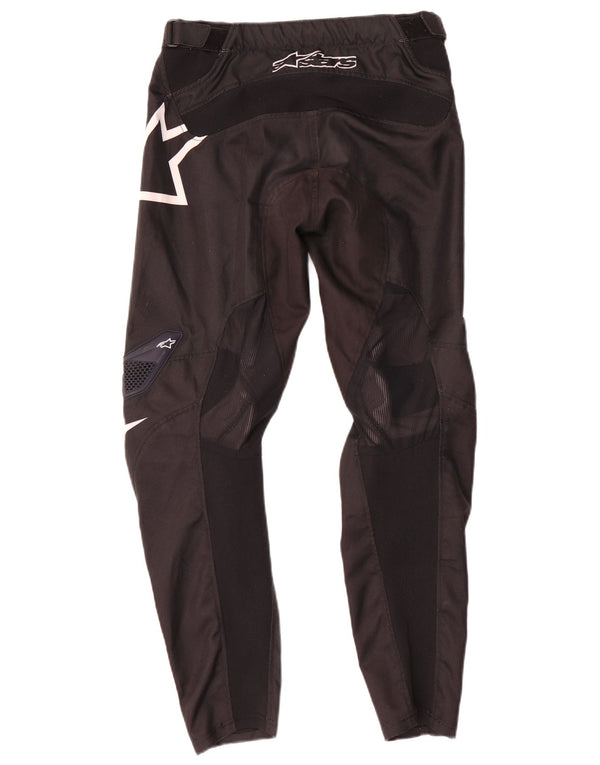 Alpinestars Womens Graphic Moto Racer Trousers W28 L28 Black Polyester