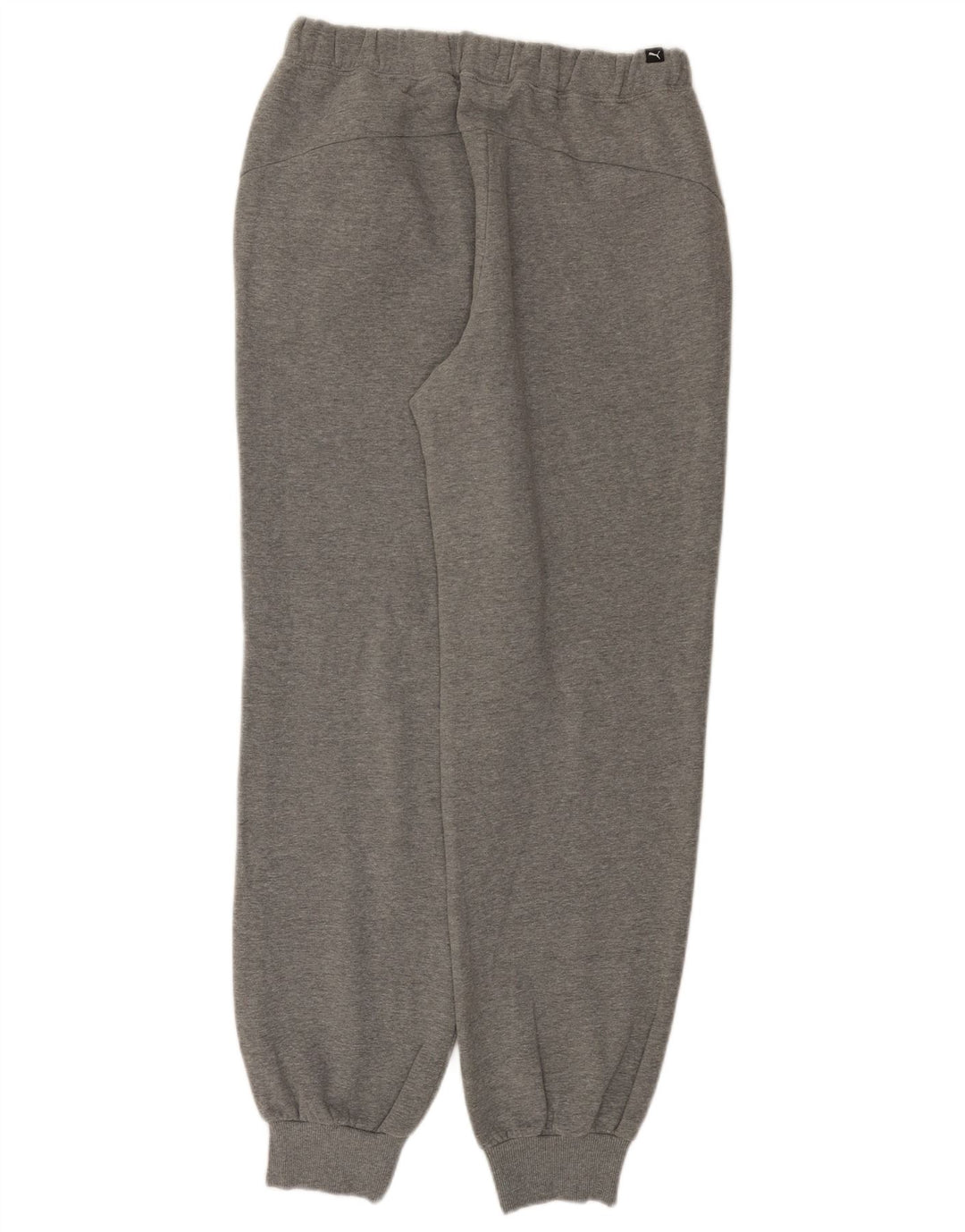 Męskie spodnie dresowe Puma z grafiką, średnioszare, bawełniane