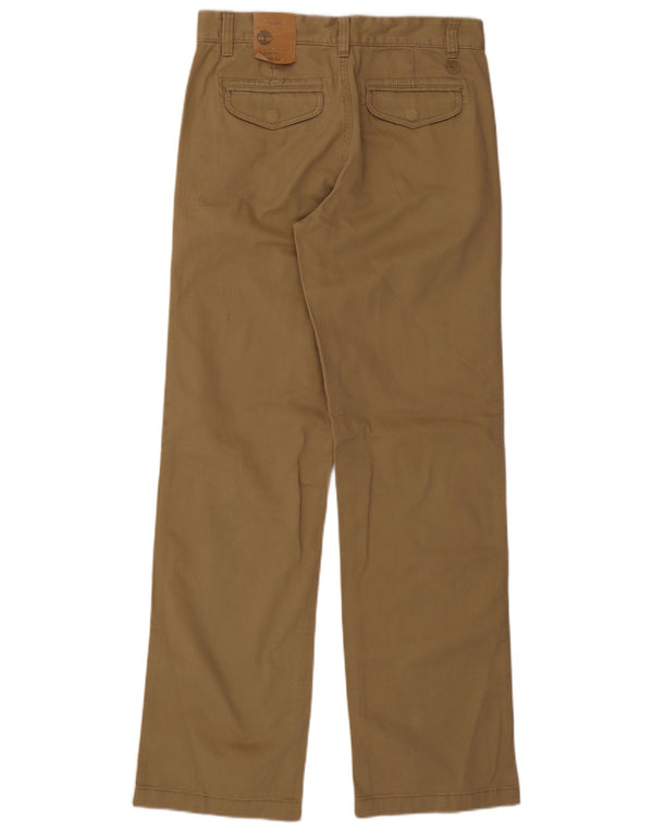 Męskie spodnie chino o regularnym kroju Timberland W30 L34 Beżowa bawełna