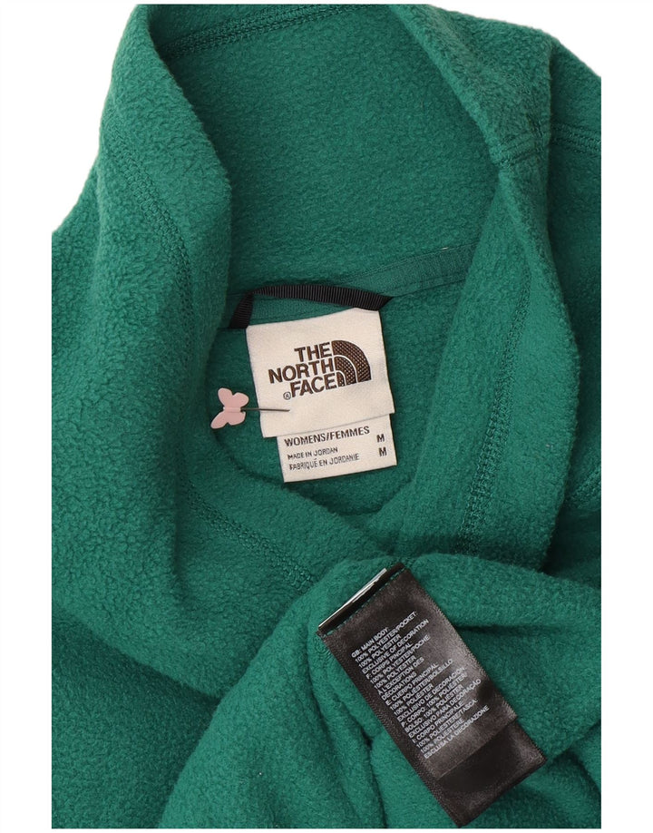 Damski sweter polarowy THE NORTH FACE UK 14, średni zielony poliester