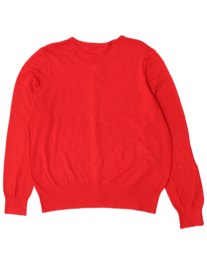Sweter damski Marks & Spencer UK 14, średni czerwony