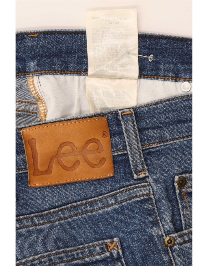 Męskie jeansy Lee Rider Cropped W38 L34 Niebieskie, bawełniane