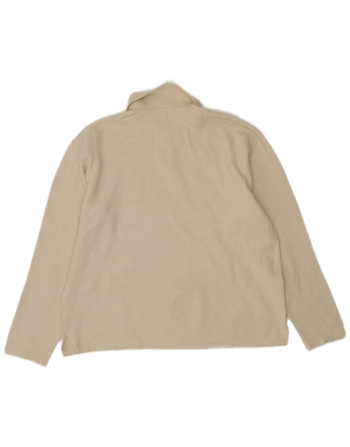 Męski sweter z golfem Zara XL, beżowy, poliester