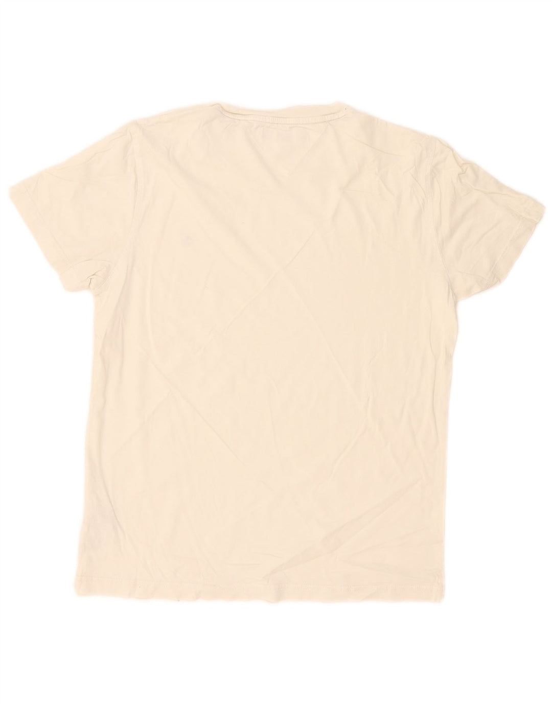 T-shirt męski Tommy Hilfiger Top, średnia, biała bawełna