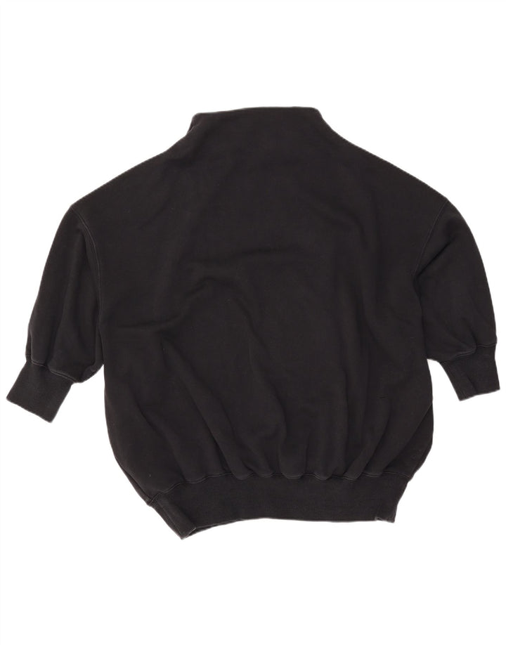Damska bluza oversize z rękawem 3/4 NIKE UK 10, mała czarna