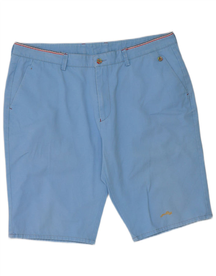 Męskie spodenki Chino Paul & Shark W36, duże, niebieskie, bawełniane