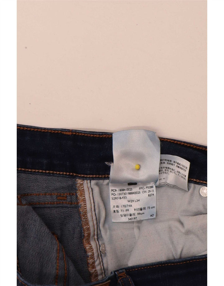 Damskie jeansy Levi's 712 Slim W29 L29 Granatowe
