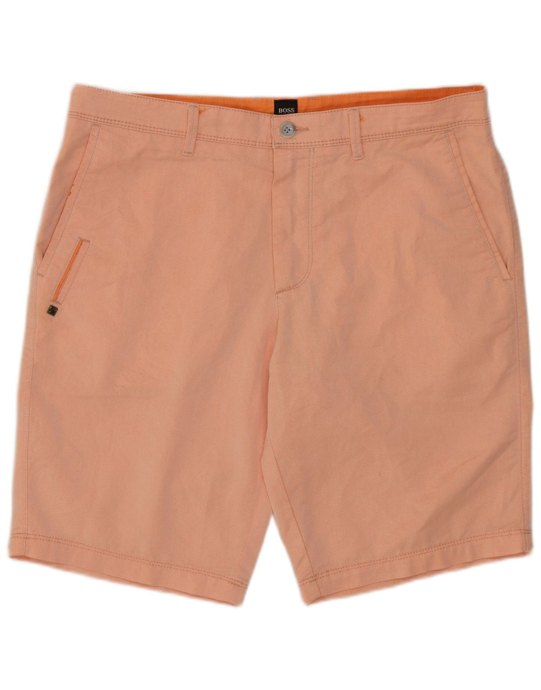 Męskie spodenki Chino Hugo Boss IT 48 Medium W32 Pomarańczowa bawełna