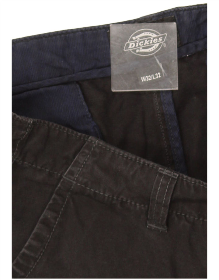 Męskie spodnie chino Dickies o regularnym kroju W32 L32 Szara bawełna