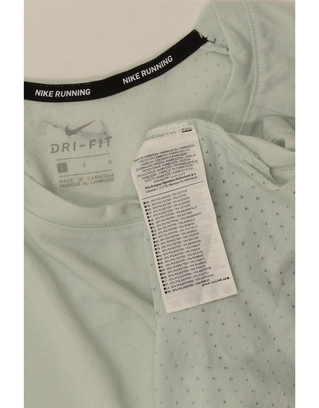 Męski T-shirt NIKE Dri Fit, duży, zielony, z poliestru
